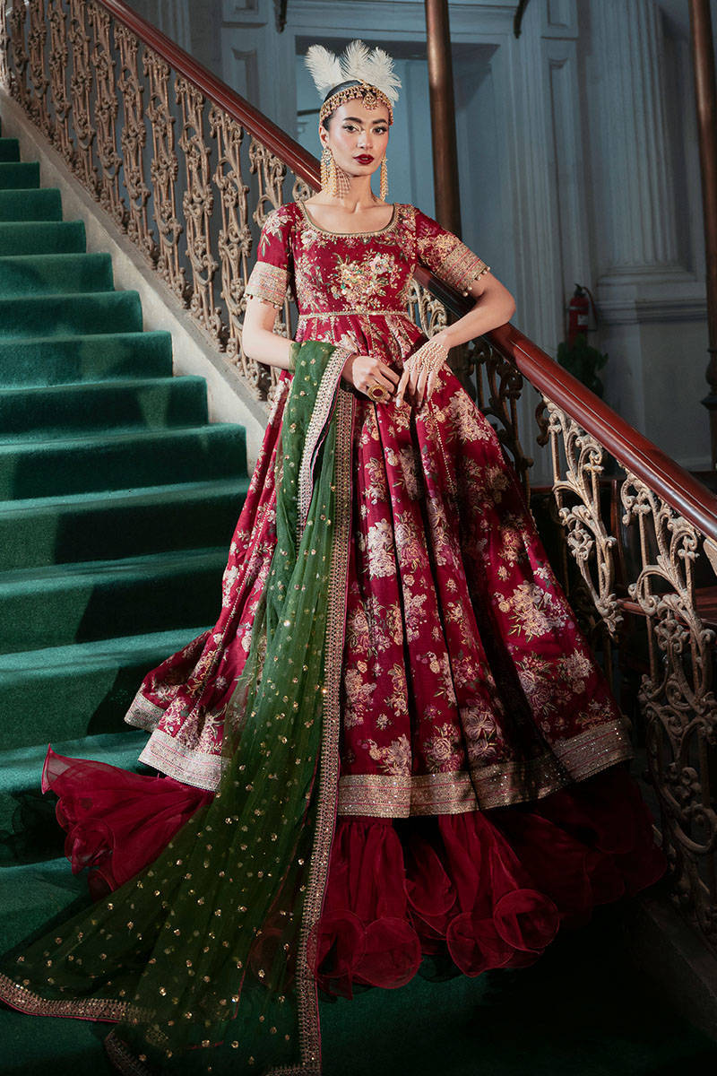 Crimson Poise - Raha Eid Edit 2 by ZAINAB SALMAN