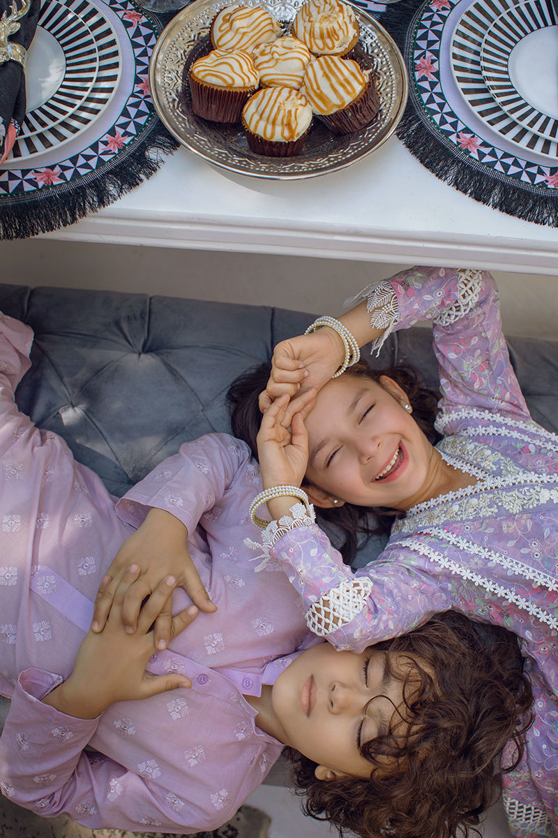 LAVENDER LUSTER - BOY - Luxury Pret 22 by Ansab Jahangir