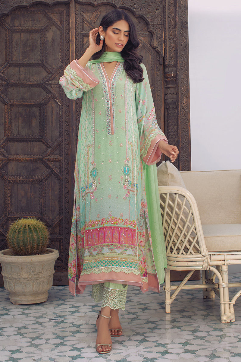 FLORAL FUSION - Luxury Pret 22 by Ansab Jahangir