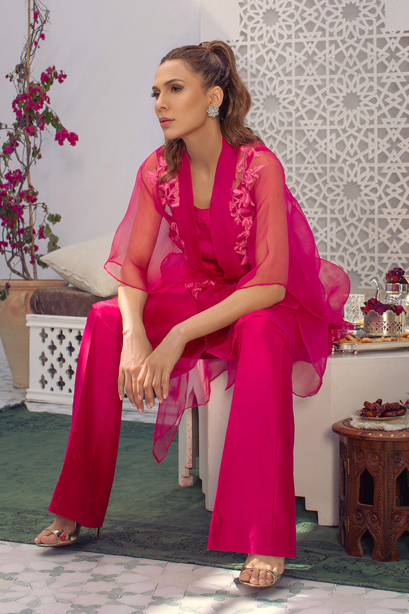 VIVA MAGENTA SET - Luxury Pret 22 by Ansab Jahangir