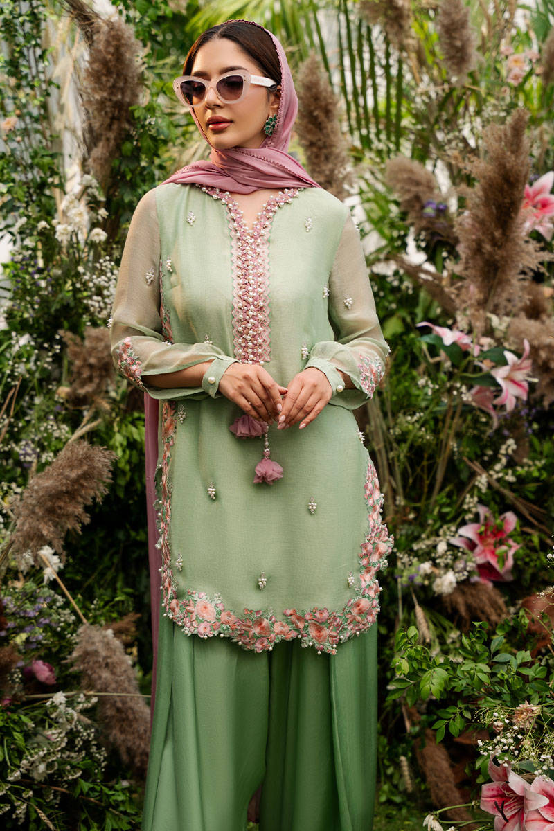 Sage Green - Blooming Garden Eid Edit 2 by ZAINAB SALMAN