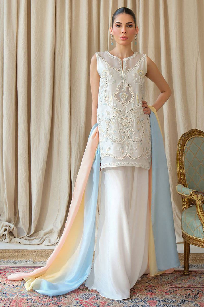 Ayla with pants - Eid Festive 25 by Farida Hasan