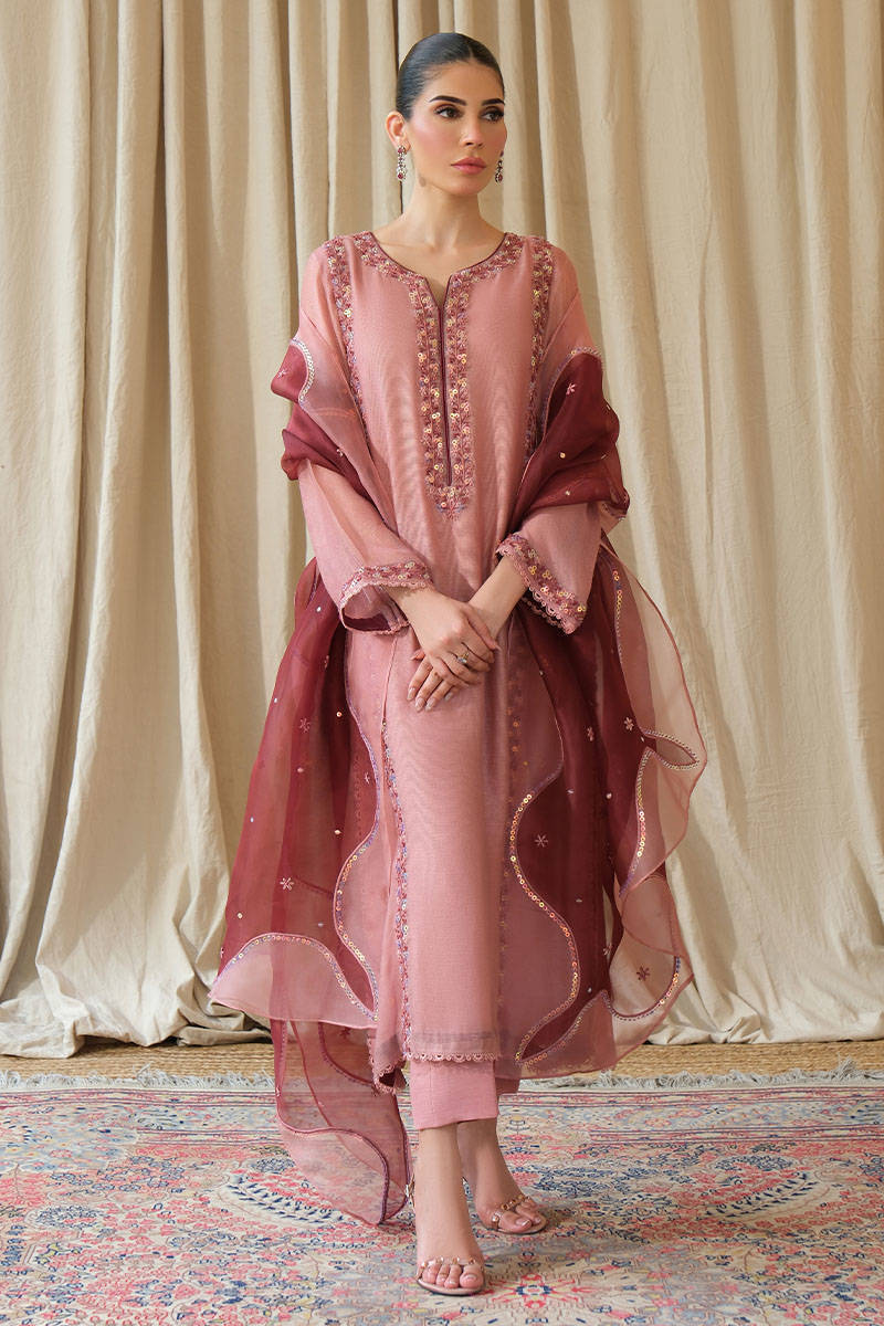 Mahnoor - shirt with pants - Eid Festive 25 by Farida Hasan
