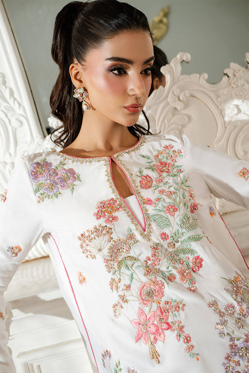 Ivory Charm - Velvets Soiree by ZAINAB SALMAN