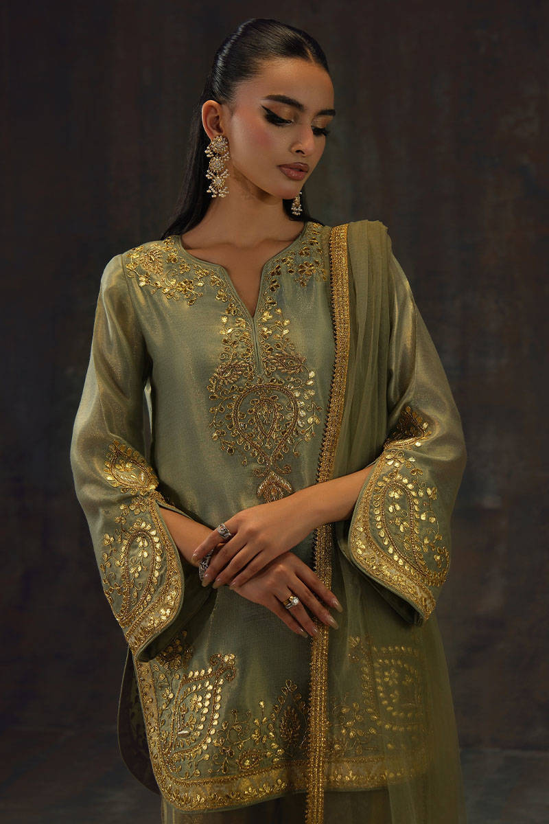 Gold Twlight Set - Setareh by Farida Hasan