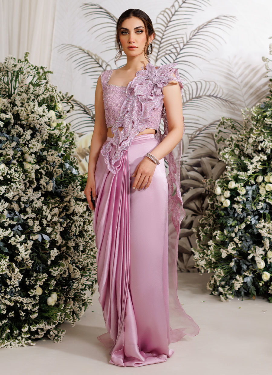 ARELIA PRE-DRAPED SAREE - Eira Ethereal Couture by Farah Talib Aziz