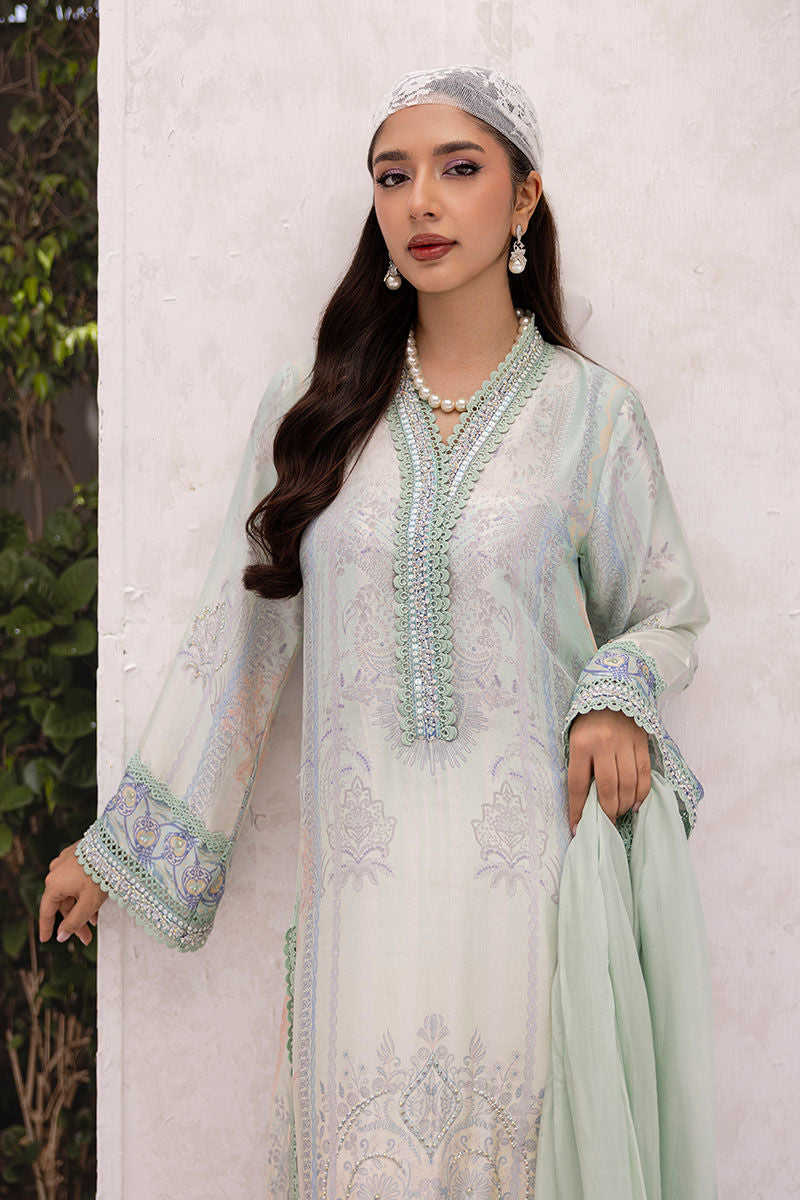 Naila Shirt And Dupatta - Sorbet Stories Eid Festive 25 by Ansab Jahangir Studio
