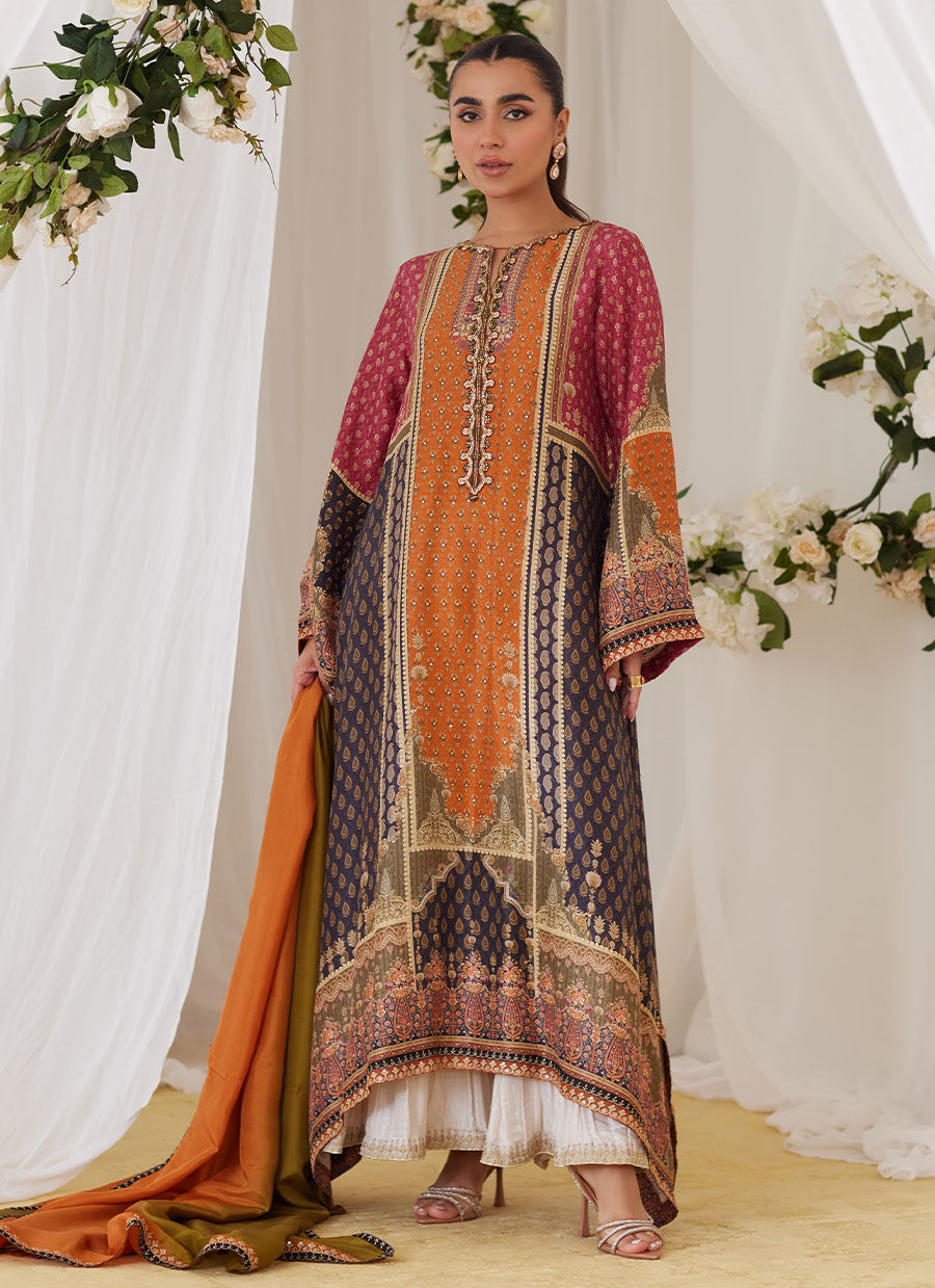 Oceea Printed Shirt And Dupatta - Lea Fall '24 by FTA