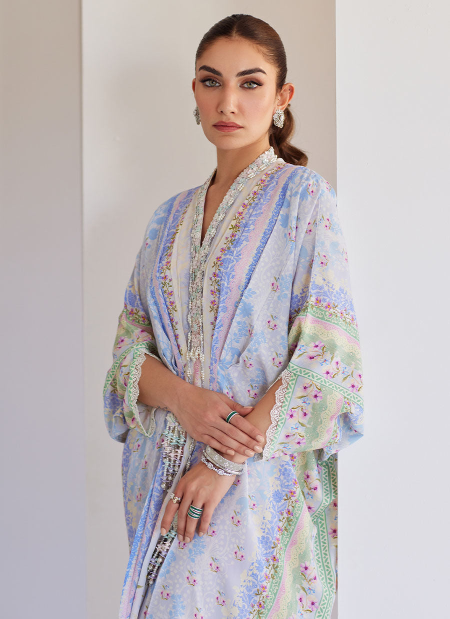 Zerin Crepe Kaftan - Tara Eid Luxe 25 by Farah Talib Aziz