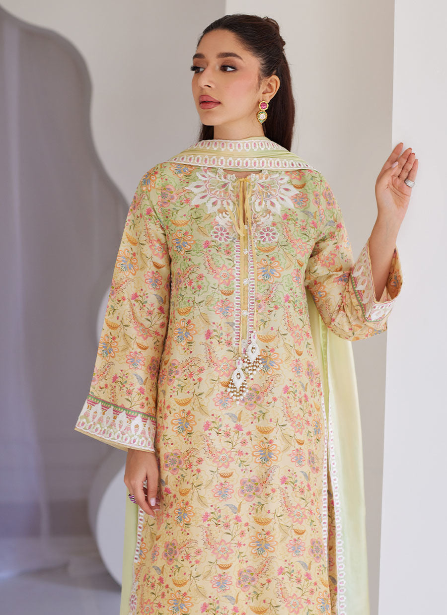 Leora Ombre Shirt And Dupatta - Tara Eid Luxe 25 by Farah Talib Aziz