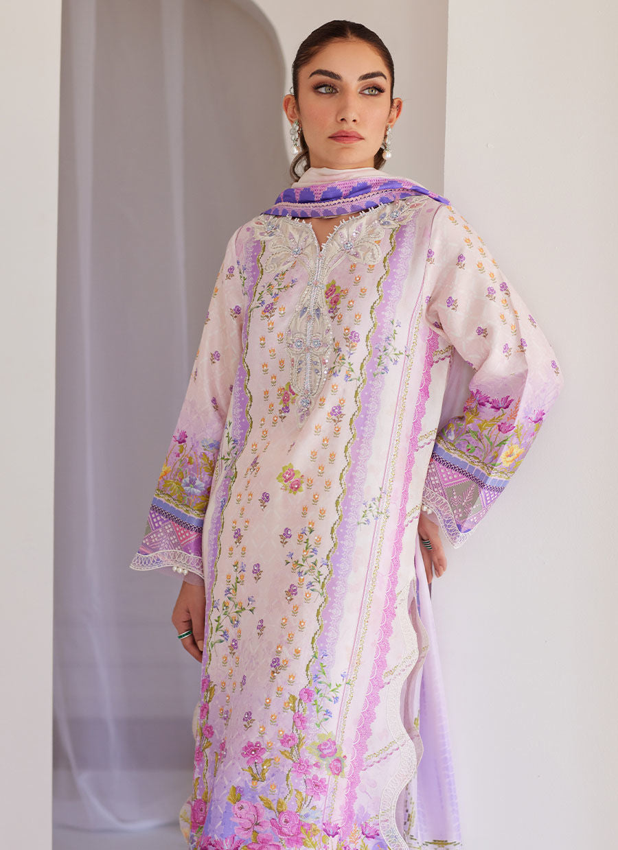 Orla Ombre Shirt And Dupatta - Tara Eid Luxe 25 by Farah Talib Aziz