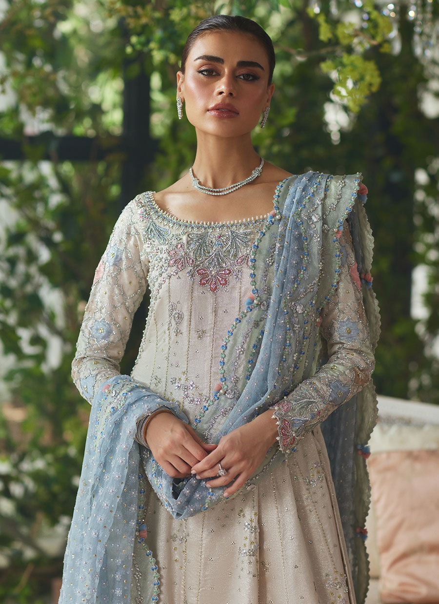 Nurelle Silver Kalidaar - Eira Ethereal Couture by Farah Talib Aziz