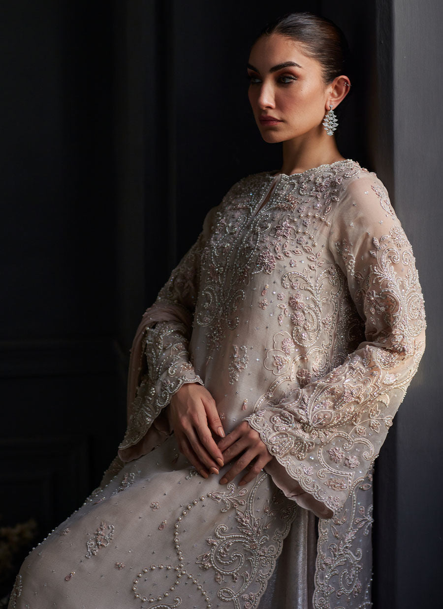 Zayna Almond Ensemble - Eira Ethereal Couture by Farah Talib Aziz