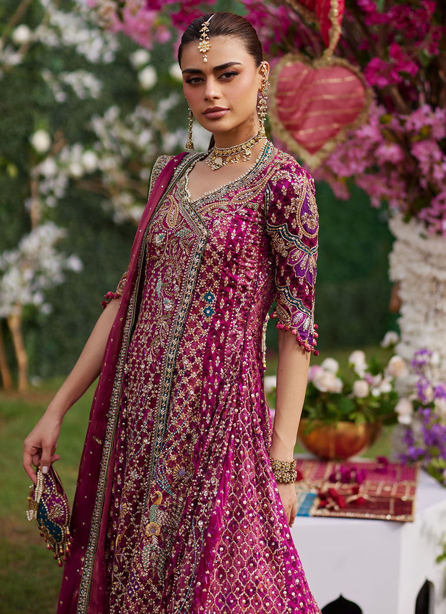 Rivka Block Printed Kalidaar - Amaltas 25 by Farah Talib Aziz
