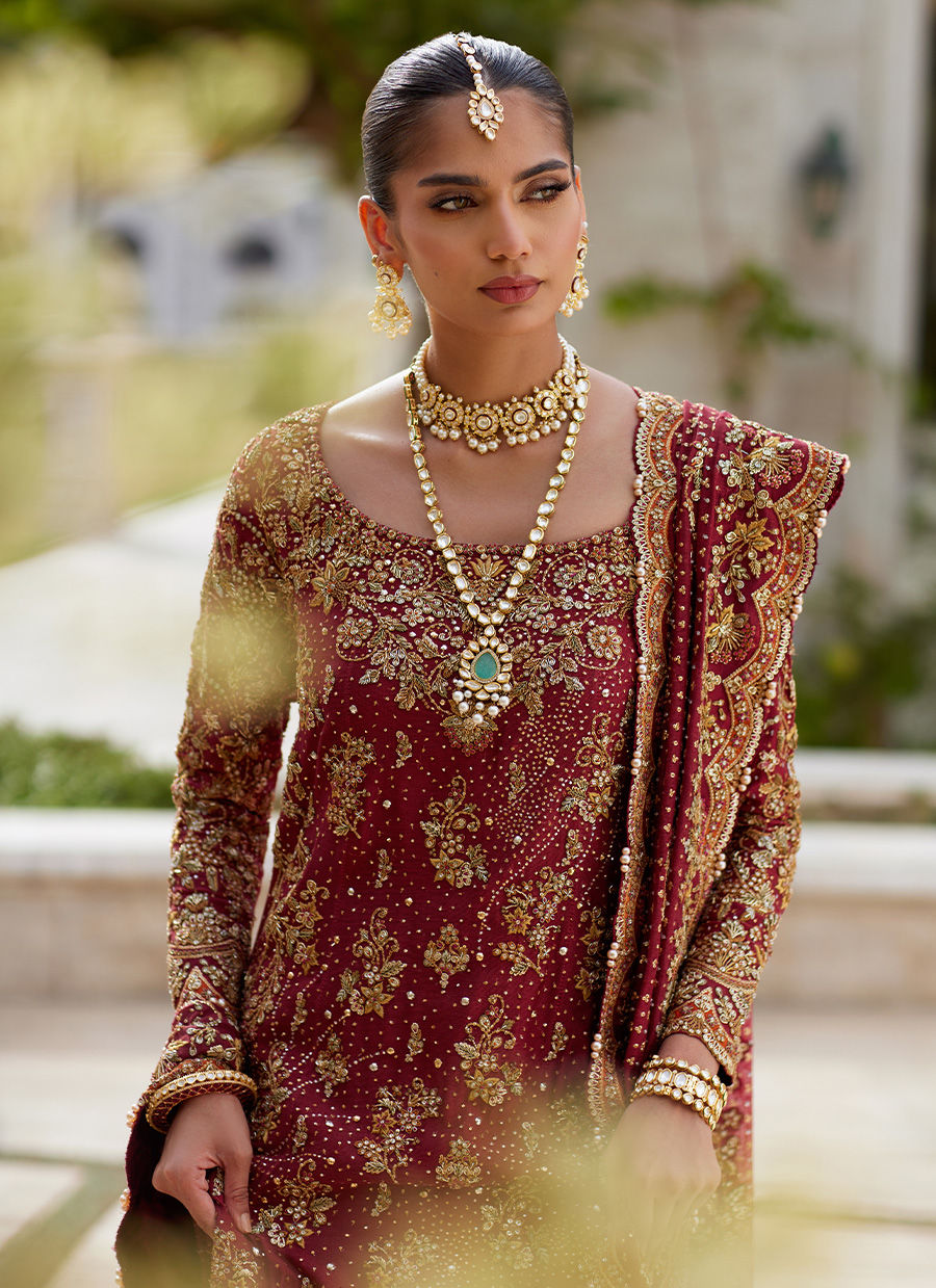 Shahbanu Crimson Bridal - Miray Heritage Bridals 25 by Farah Talib Aziz