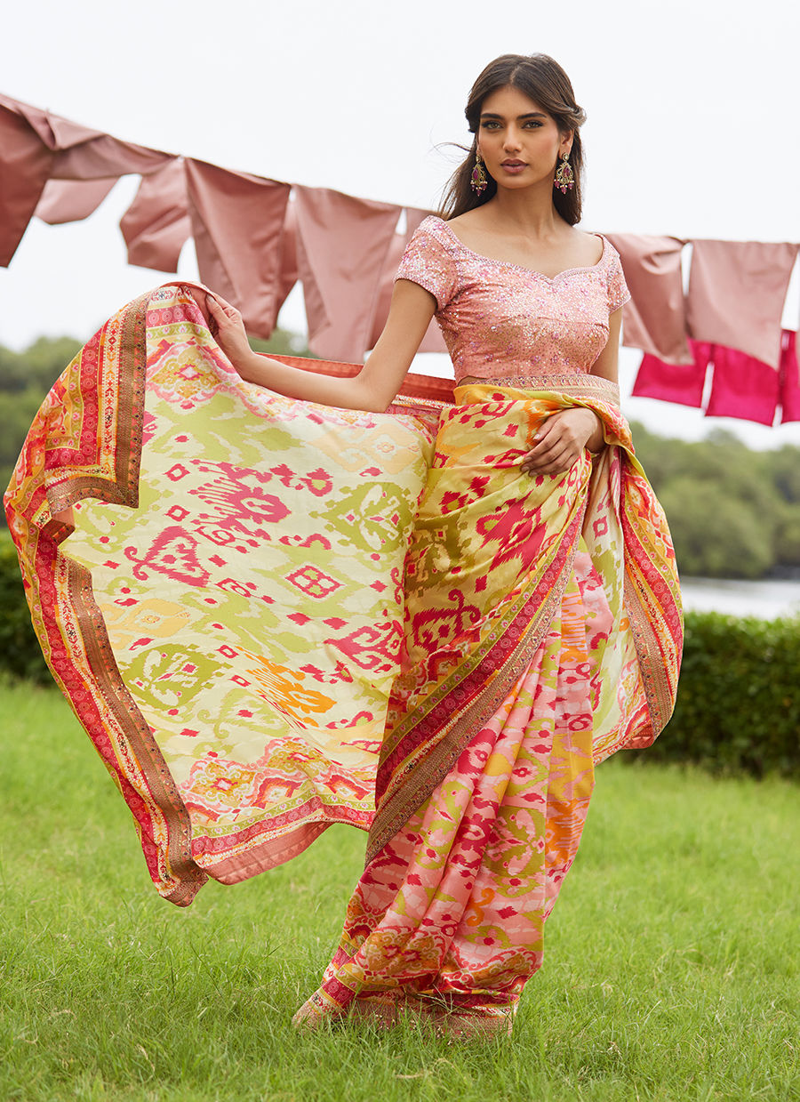 Rang Saree - Mayna Festive Luxe Pret by Farah Talib Aziz