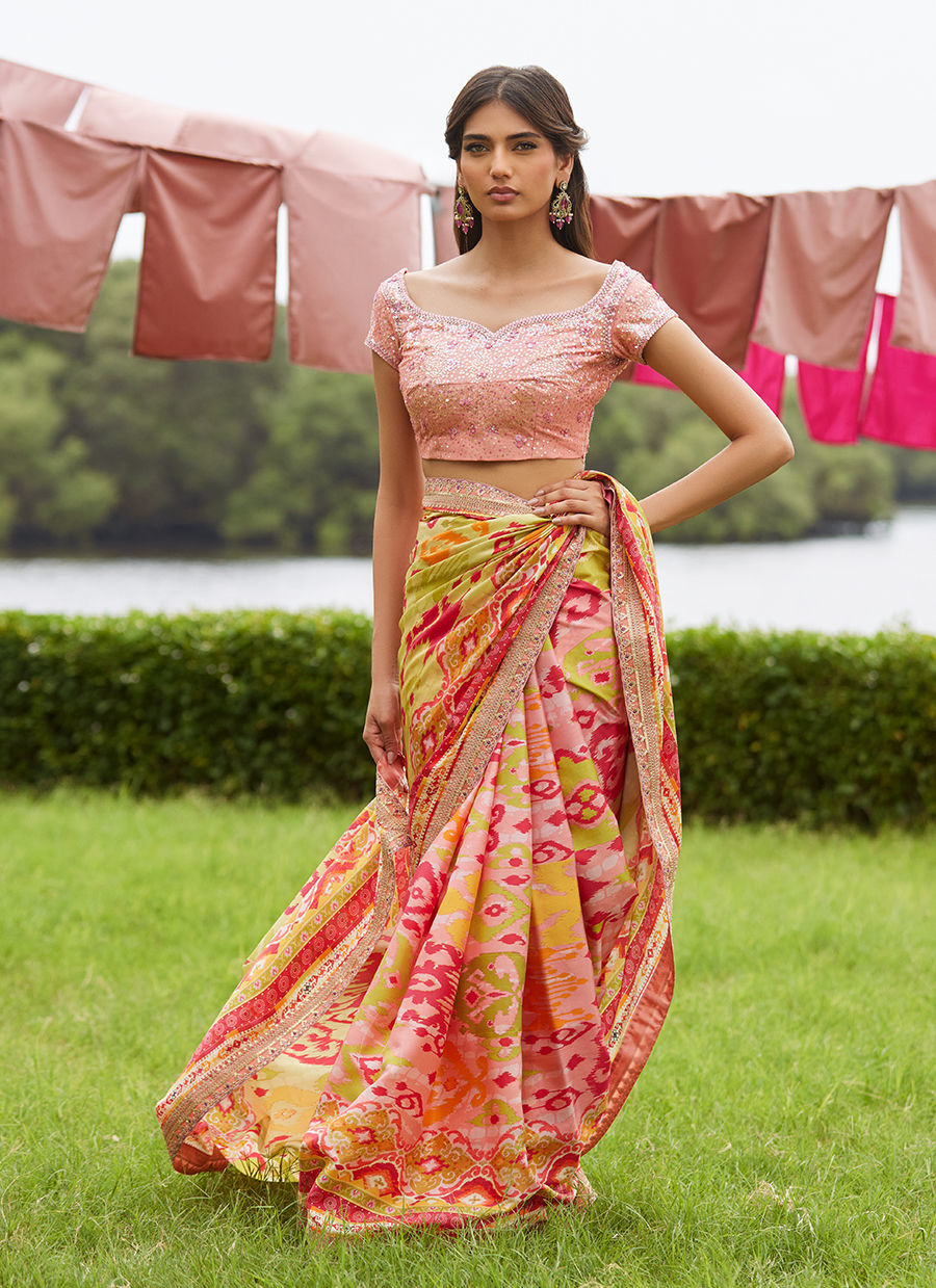 Rang Saree - Mayna Festive Luxe Pret by Farah Talib Aziz
