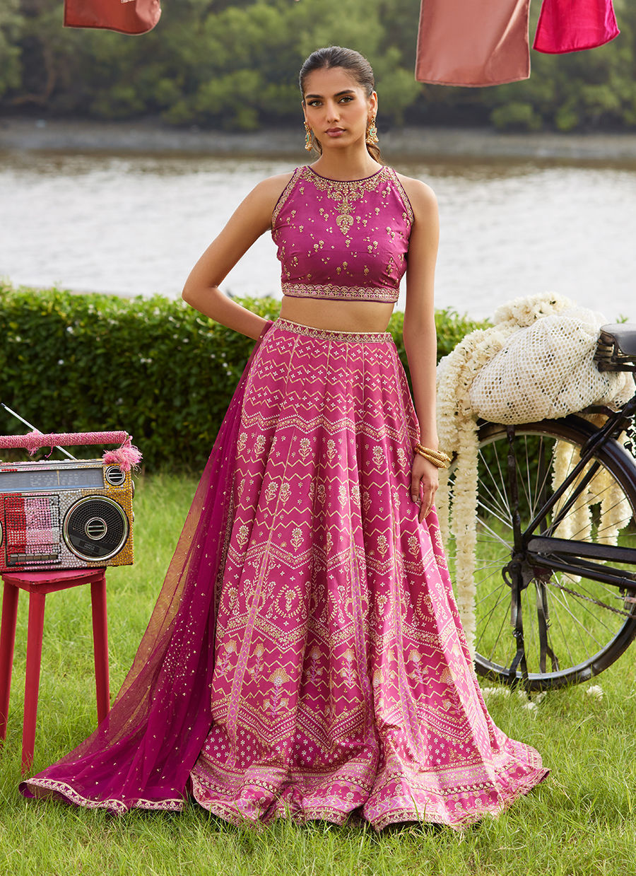 Orchid Lehnga Choli - Mayna Festive Luxe Pret by Farah Talib Aziz