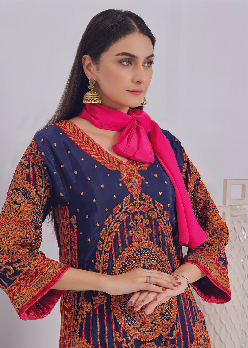 Gulmeena Blue - Jashan by Rizwan Beyg