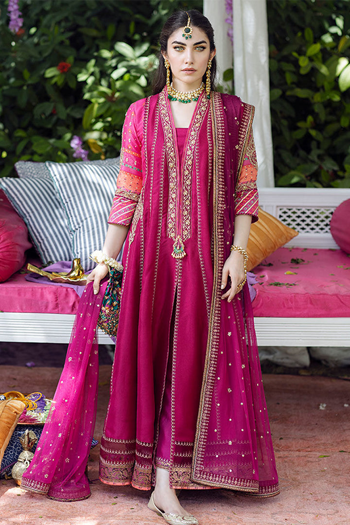 ZAREEN FUCHSIA KALIDAAR AND DUPATTA - Mayna by Farah Talib Aziz