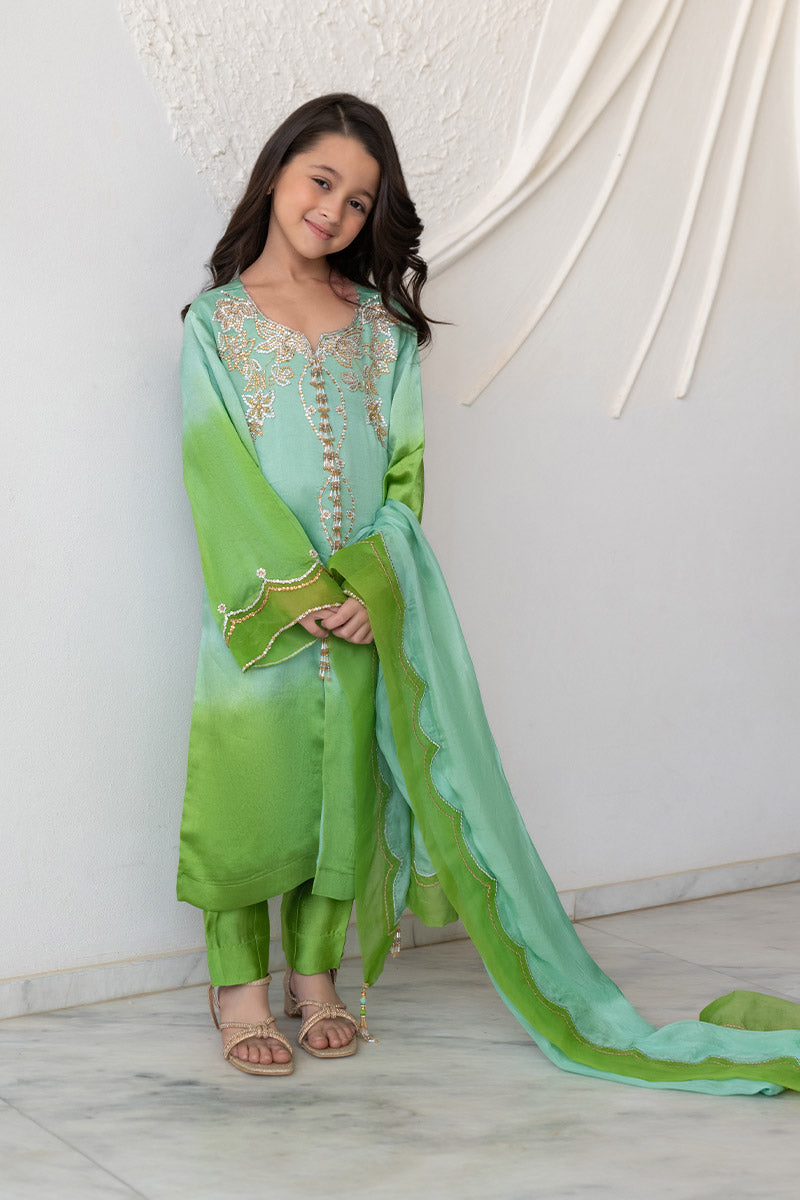 Ombre green Kids - Celina by Chic ophicial