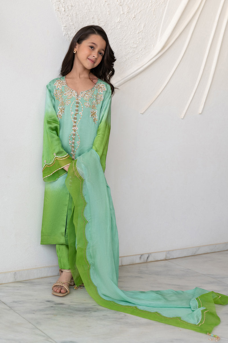 Ombre green Kids - Celina by Chic ophicial