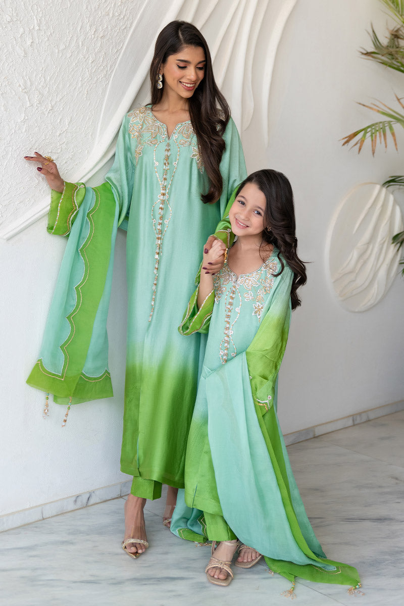 Ombre Green combo - Celina by Chic ophicial