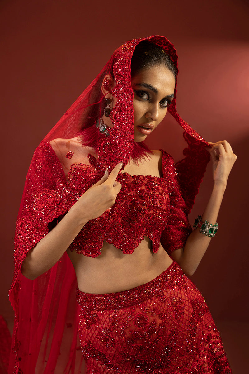 Royal Crimson - First Glance by Shahid Chuhan