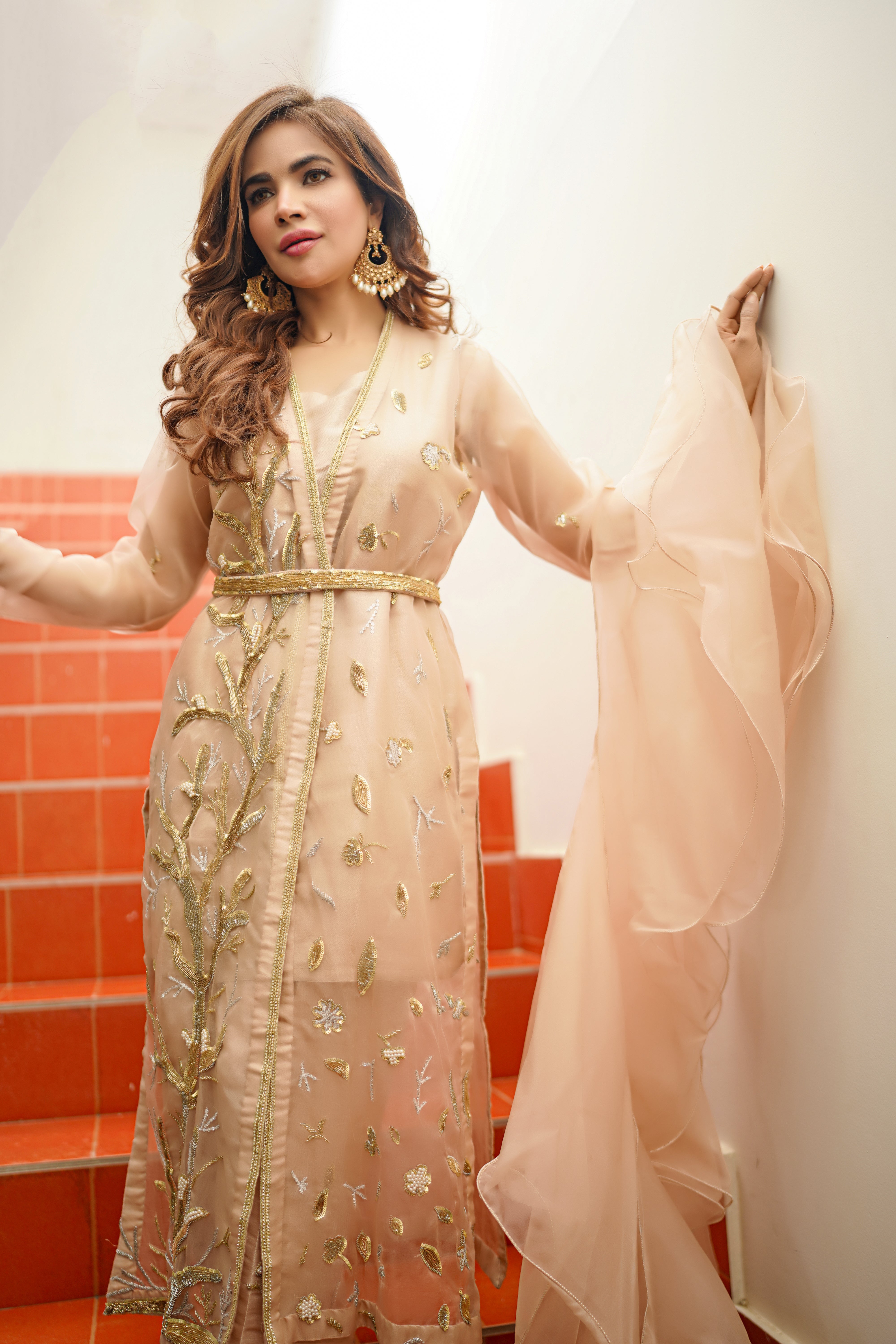 Peach Petals - Formals by Maira Murtaqi