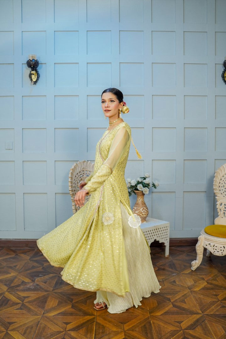 AF 358 Angrakha Green - Vanity by Ainee Faisal