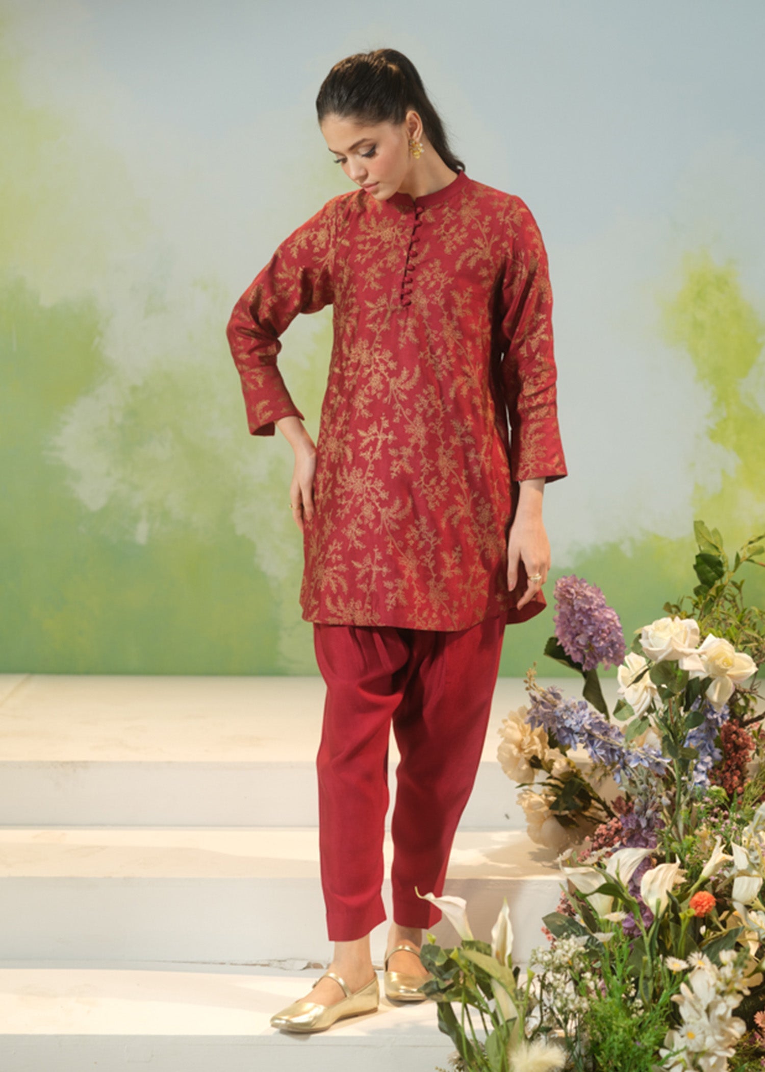 Crimson Bloom - Basics by Mahum Asad