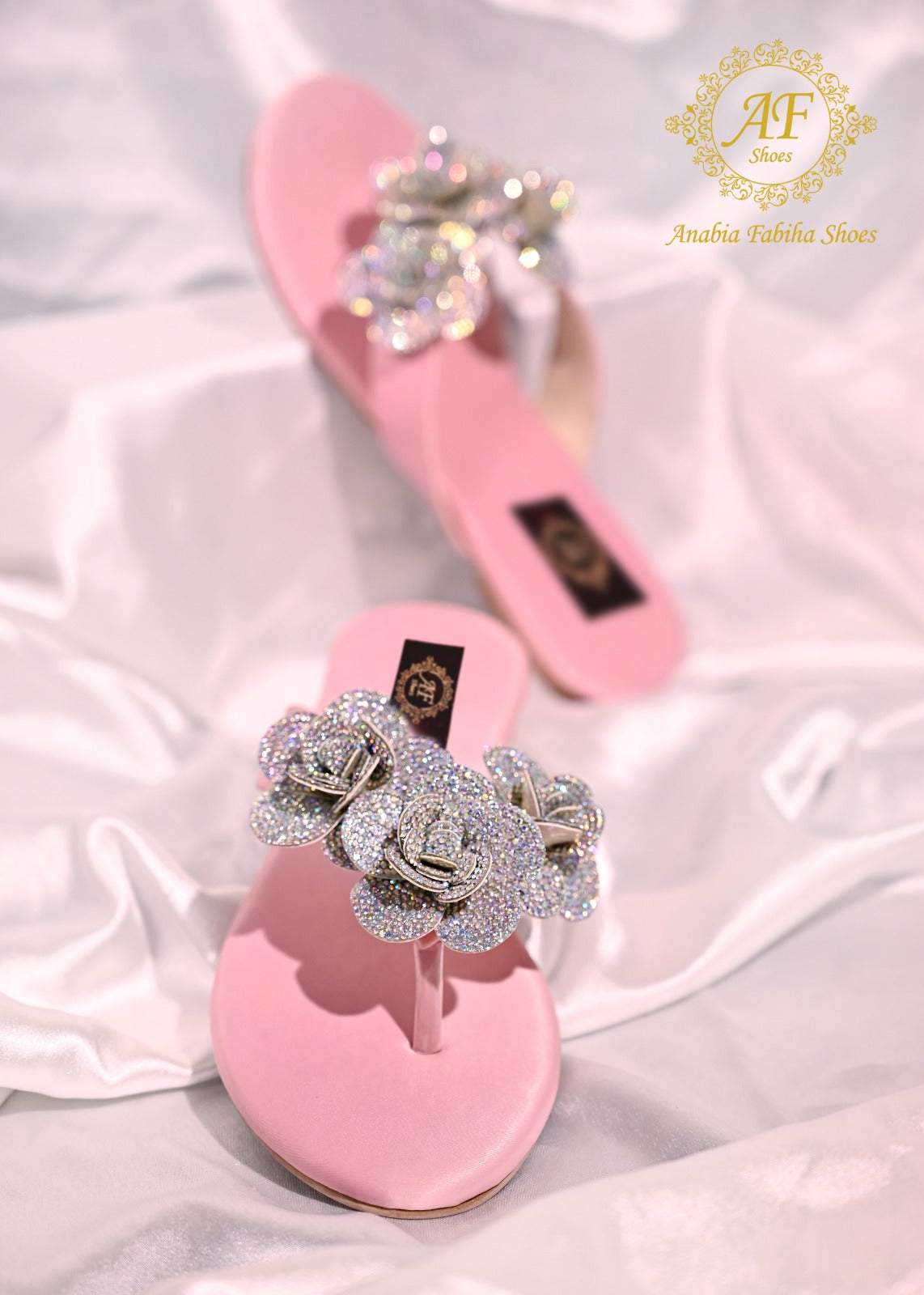 Rosatte Peach Pink - Sparkle by Anabia Fabiha