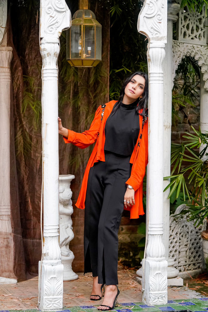 AF 318 Tangerine Jacket - Ainee Faisal