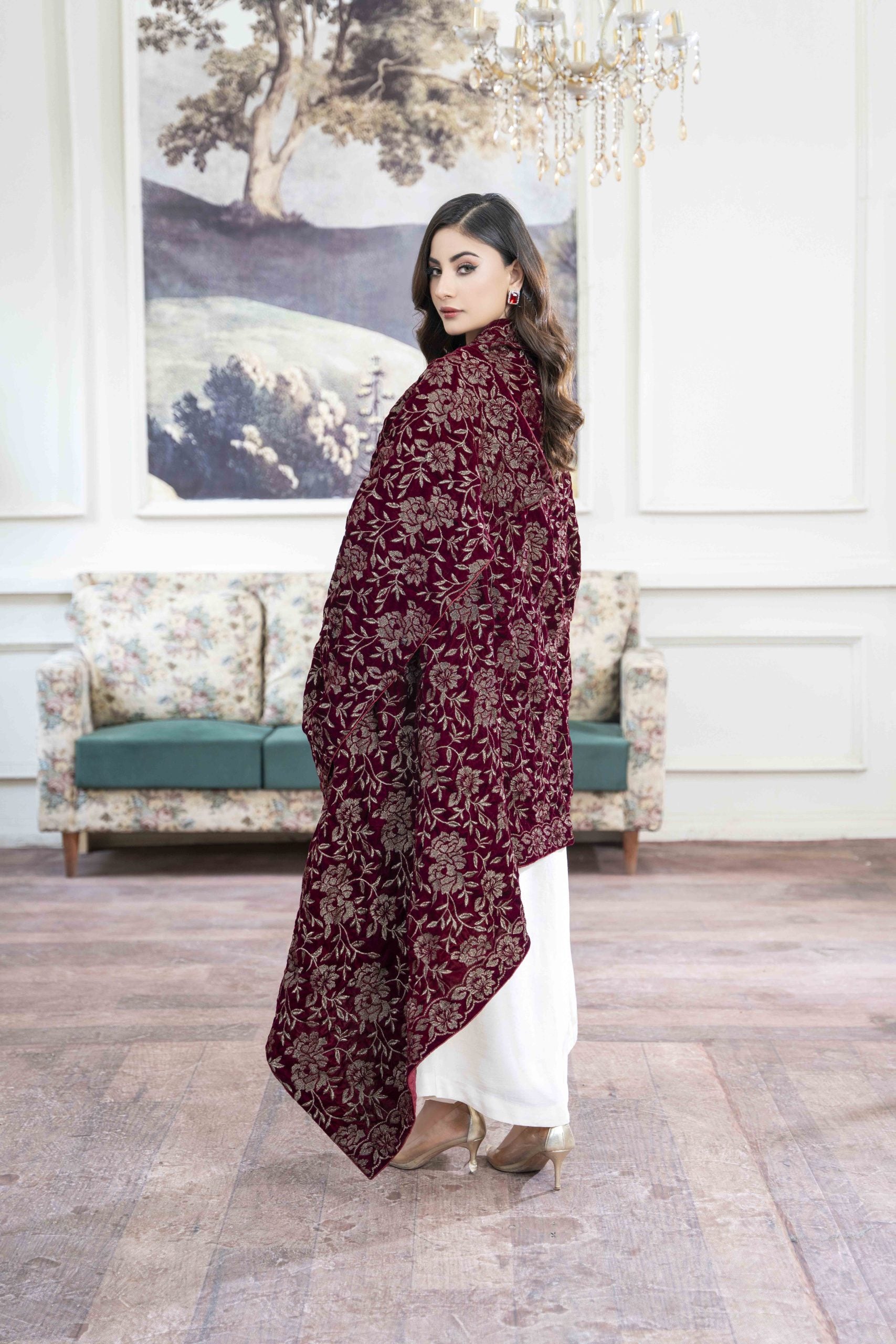 Meena Shawl - Parizad by Hadia Batool