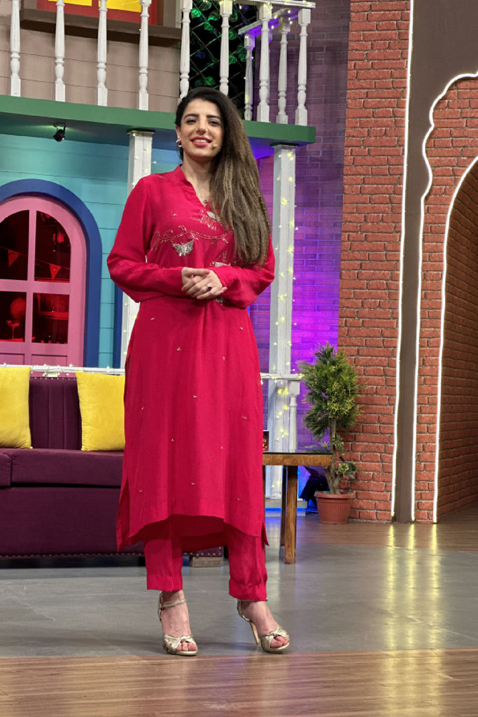 AF 333 Hot Pink Birds and Branches - Ainee Faisal