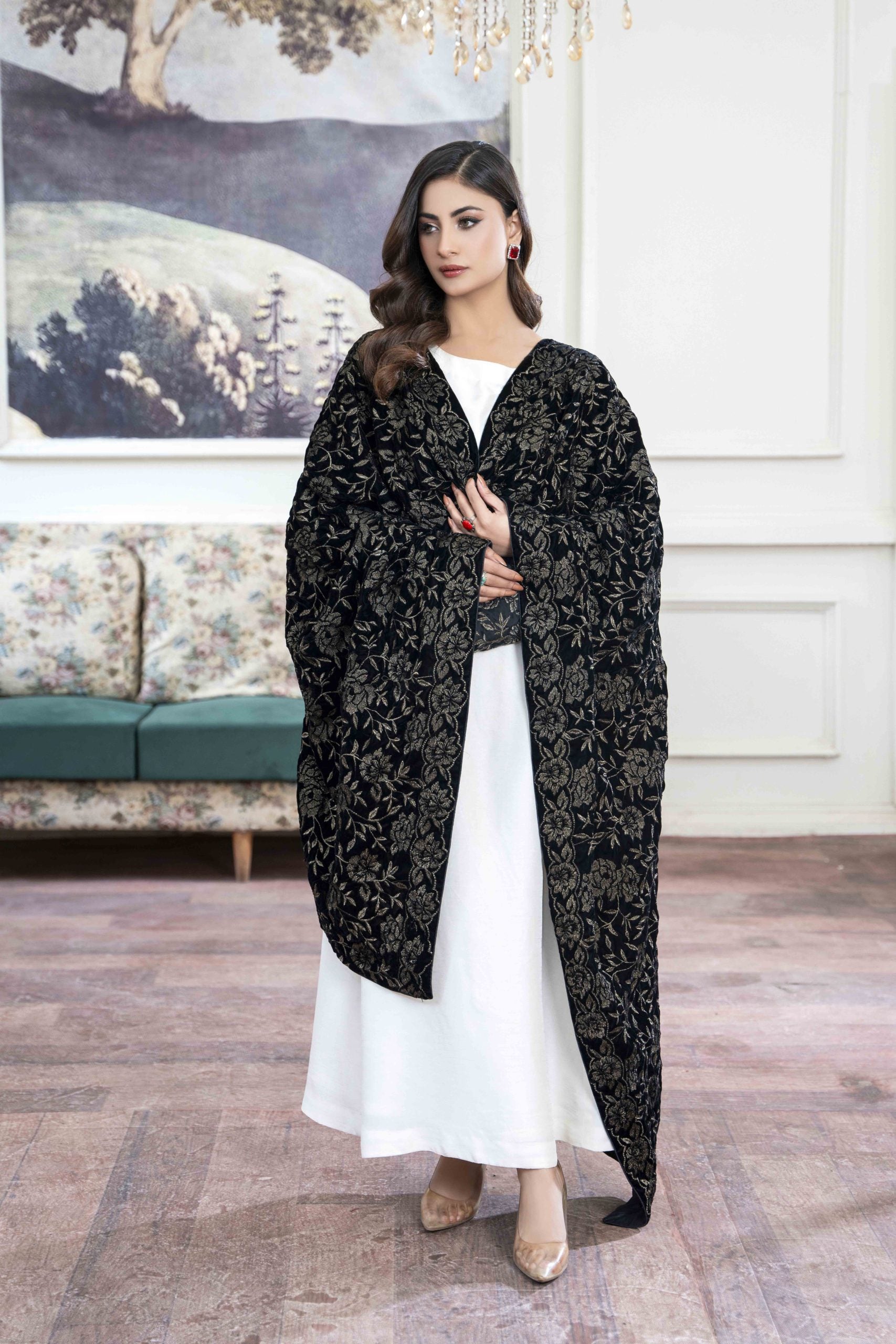 Shireen Shawl - Parizad by Hadia Batool