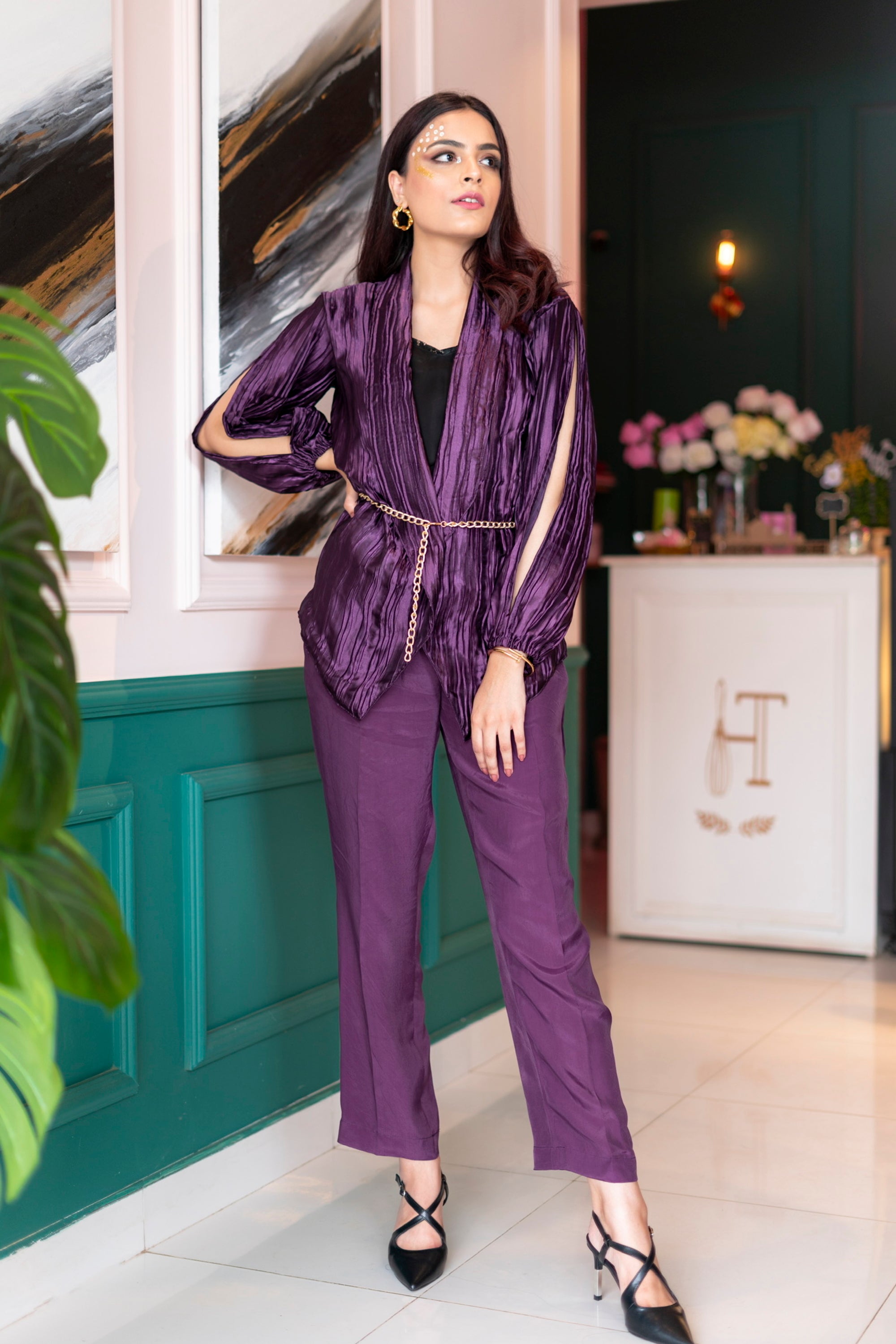 Pleated Amethyst - Matching Sets by The Westral