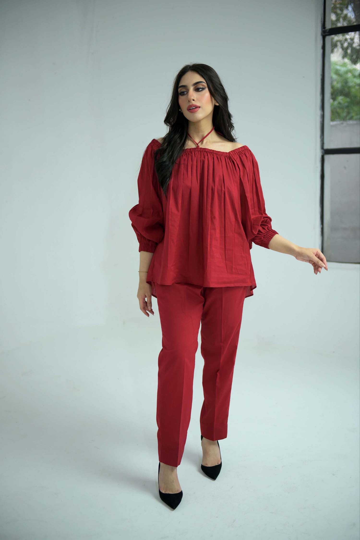 Maroon Bloom - Dresses by The Westral