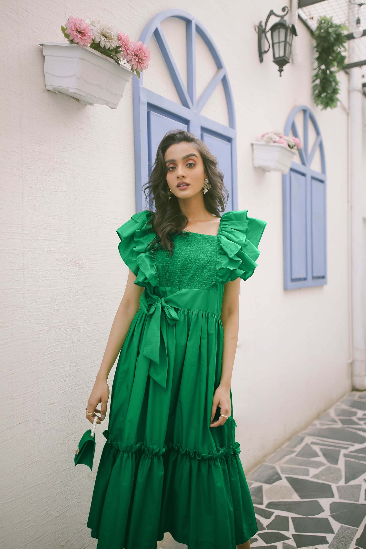 Lea-Emerald Green - Dresses by The Westral