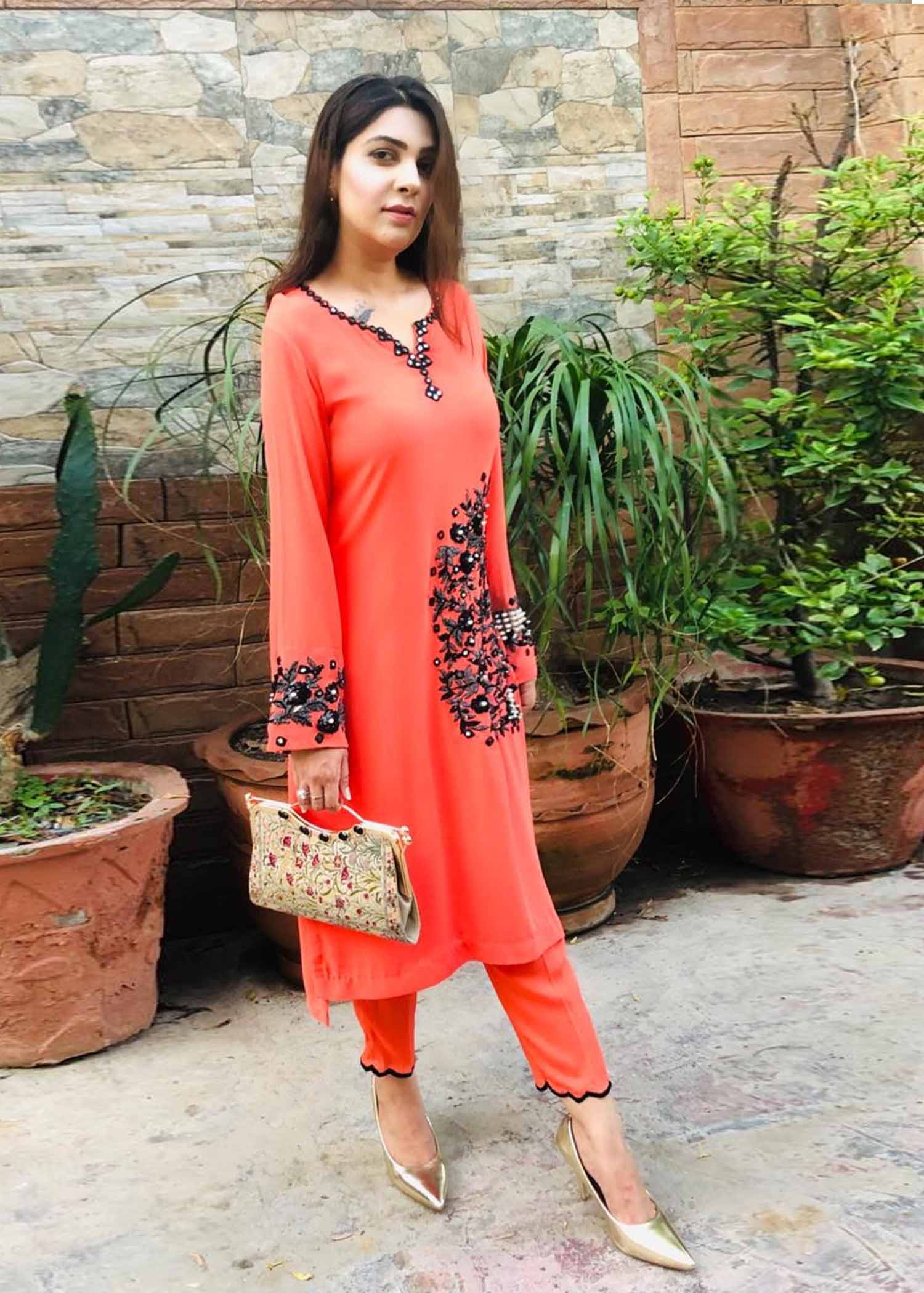 AF313 Circles (Orange) - Ainee Faisal