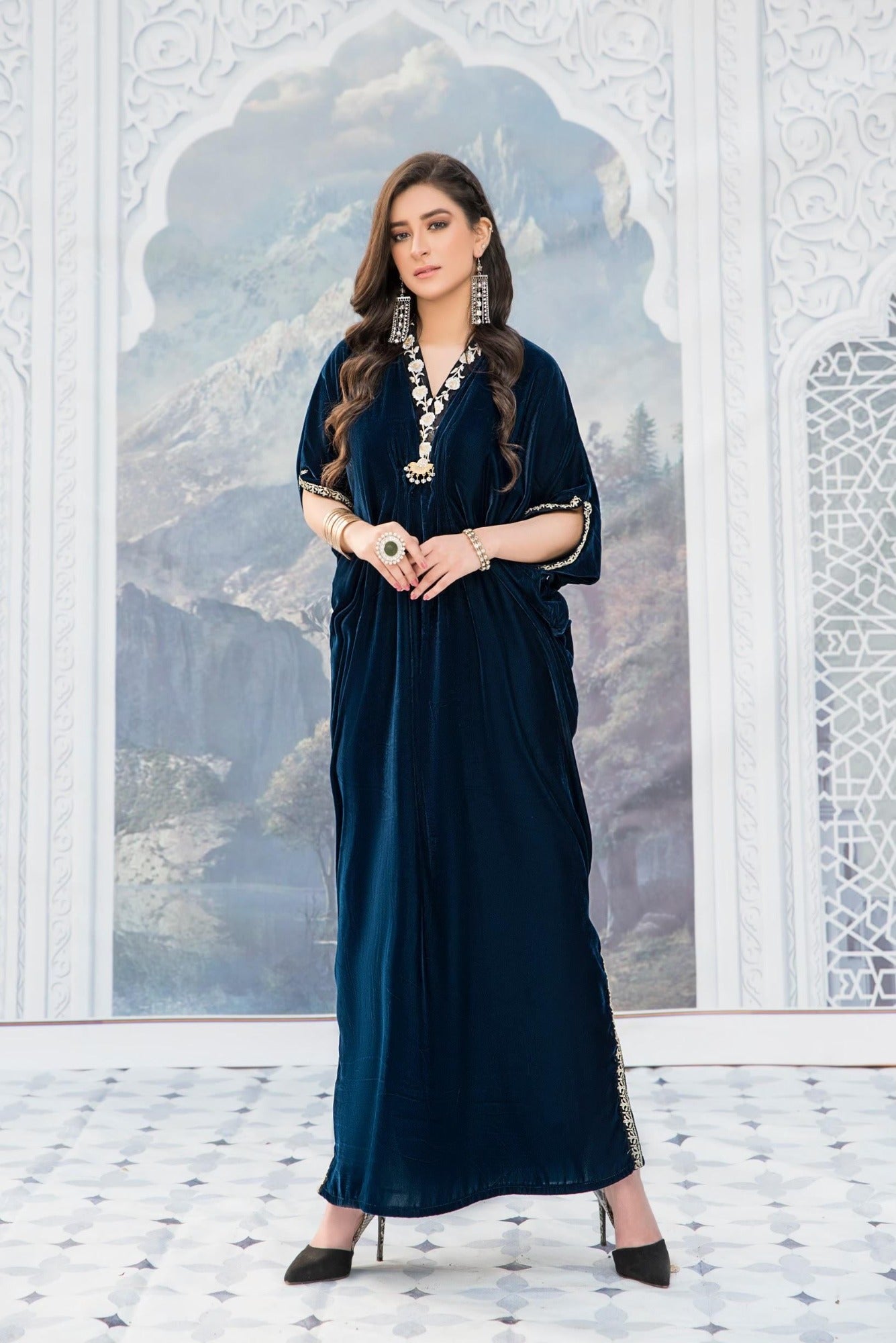 Teal Kaftan - Naaya's Official