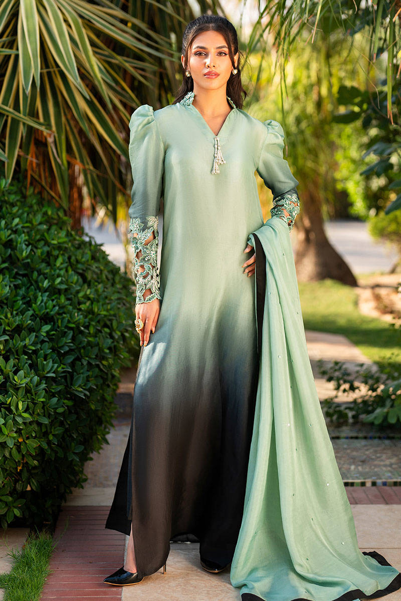 SAGE GREEN OMBRE - Mid Summer Dream by Zainab Salman