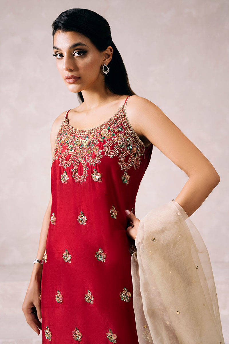 Rosey Rouge - Luna Festive Collection by ZAINAB SALMAN