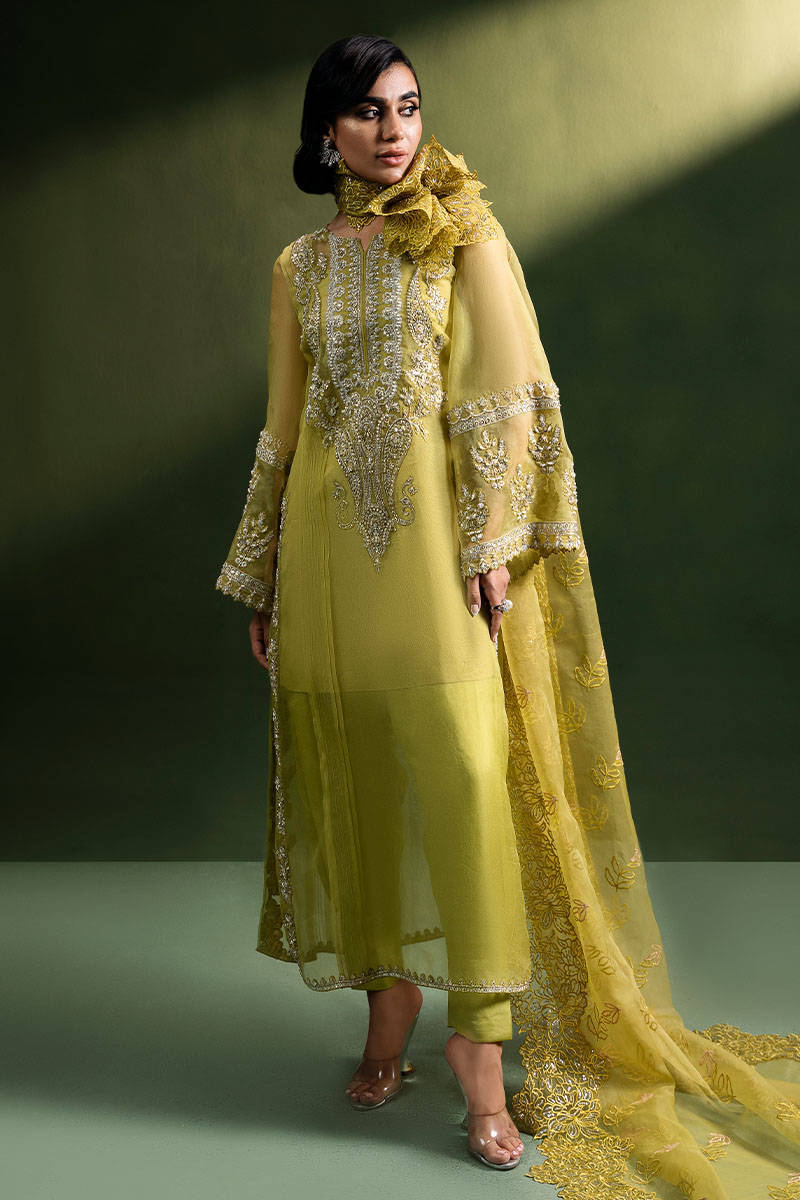 Olive Tuscun - Luna Festive Collection by ZAINAB SALMAN