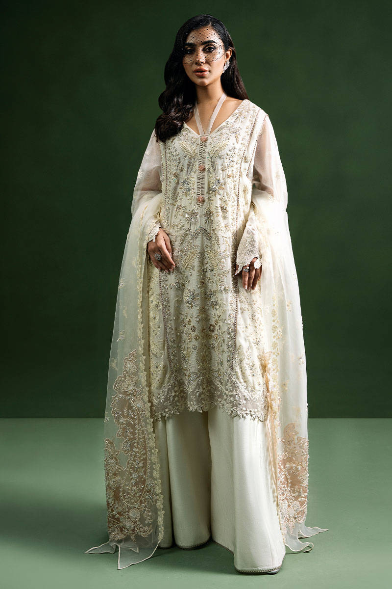 White Canvas - Luna Festive Collection by ZAINAB SALMAN