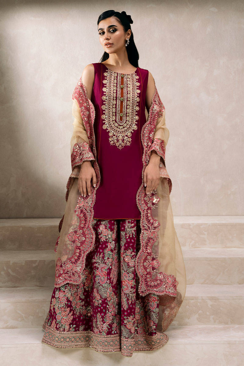 Frosty Pink - Luna Festive Collection by ZAINAB SALMAN