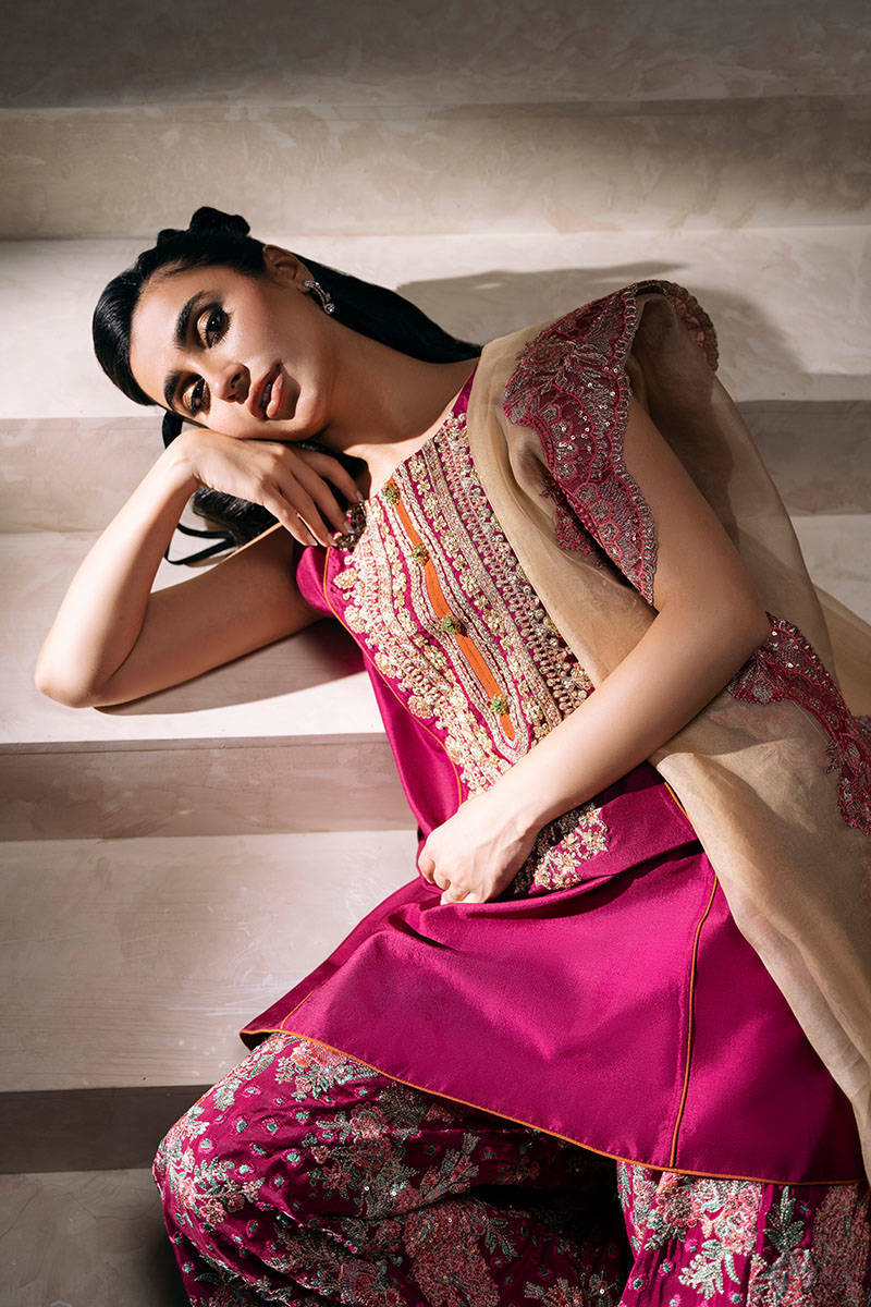 Frosty Pink - Luna Festive Collection by ZAINAB SALMAN