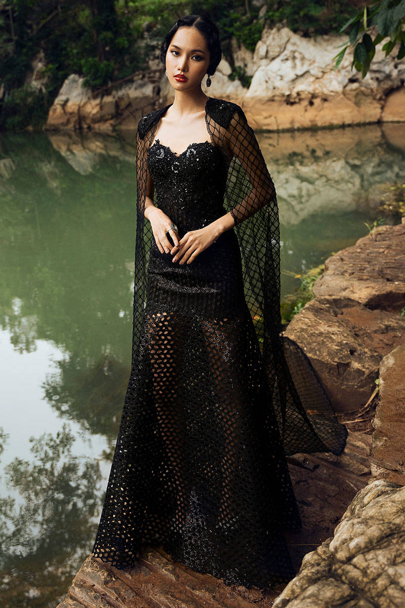 Black Valarie - Demi Couture by ZAINAB SALMAN