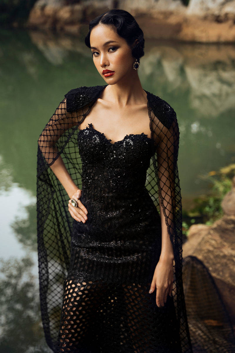 Black Valarie - Demi Couture by ZAINAB SALMAN