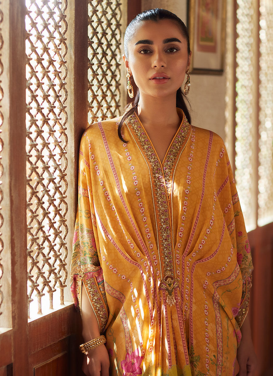 SIMMY SAFFRON KAFTAN - Tim Tim by FTA